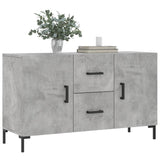 Sideboard Concrete Grey 100x36x60 cm Engineered Wood 828176