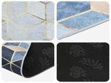Rug Runner LESAKA Silver 100 x 350 cm Diamond Velvet 42045332