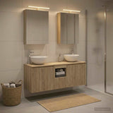 Bathroom Cabinet Set 5 pcs Sonoma Oak Engineered Wood 3406353
