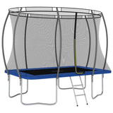 ZNTS Trampoline Set Rectangular 274x183x76 cm 150 kg 92451