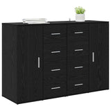 Sideboards with Drawer Corona 2 pcs Black Oak 59 x 39 x 80 cm 3402808
