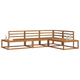 Outdoor Sofa Set Natural Solid Acacia Wood 3368132