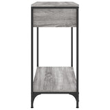 Console Table Grey Sonoma 75x34.5x75 cm Engineered Wood 834168