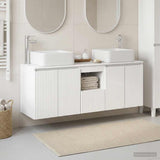 Bathroom Cabinet Set 3 pcs High Gloss White 53 x 35 x 63 cm 3405661