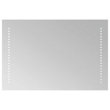LED Bathroom Mirror Transparent 40 x 60 cm Tempered Glass 42045775