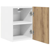 Hanging Cabinet 2 pcs Artisan Oak and White 30 x 31 x 40 cm 884129