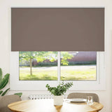 ZNTS Roller Blind Blackout Coffee 160x150 cm Fabric Width 156.6 cm Polyester 4011010