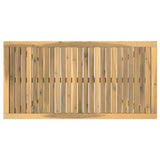 Garden Dinner Table LAREN Whitewash 108.5 x 55 x 75 cm 901712