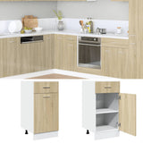 Drawer Bottom Cabinet Lyon Sonoma Oak 40x46x81.5 cm Engineered Wood 847493