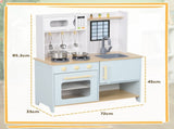Pretend Play Kitchen, Kids Kitchen Playset with Light & Sound Stove, Turning Knobs, Cooking T3398P422389