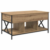 Coffee Table Artisan Oak 100 x 55 x 48.5 cm Engineered Wood 883036