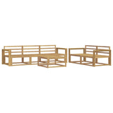 Outdoor Sofa Set 6 pcs White 3386063