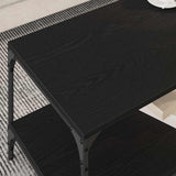 Coffee Table Black Oak 82 x 50 x 40 cm Engineered Wood 883496