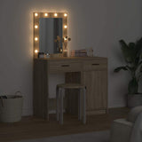 Dressing Table 2 pcs Brown 50 x 41 x 135 cm Engineered wood 3334238