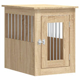 Dog Crate Furniture Sonoma Oak 45x62x59 cm Engineered Wood 838311