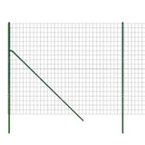 Wire Mesh Fence Green 2.2x25 m Galvanised Steel 154079
