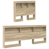 Bookcase Bed Sonoma Oak 75 x 190 cm Engineered wood 3335755
