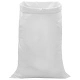 Woven Sacks 100 pcs White 80 x 125 cm PP 42032378
