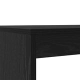 Dining Set 2 pcs Black oak Engineered Wood 875221