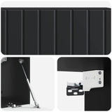 Wall-Mounted TV Cabinet Black 98 x 31 x 30 cm Engineered Wood 898386