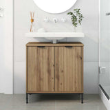 Bathroom Sink Cabinet with Door Artisan Oak 60.5 x 33.5 x 61 cm 883423