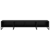 TV Cabinet Black Oak 170.5 x 36 x 30.5 cm Engineered Wood 886516