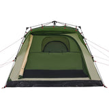 Camping Tent Cabin 4-Person Green Quick Release 4004219