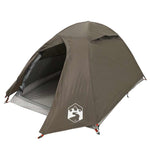 Camping Tent Dome 2-Person Brown Waterproof 4009613
