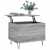Coffee Table Grey Sonoma 60x44.5x45 cm Engineered Wood 830954