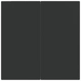 5 Piece Garden Dining Set Black Poly Rattan 3157881