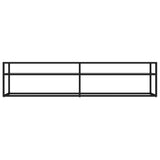 TV Cabinet Transparent 180x40x40.5 cm Tempered Glass 331722