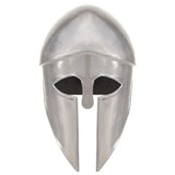 Greek Warrior Helmet Antique Replica LARP Silver Steel 286212