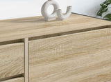 TV Cabinet Sonoma 100 x 36 x 49.5 cm Engineered Wood 886619
