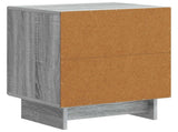 Bedside Cabinet Grey Sonoma 43 x 34.5 x 50 cm Engineered Wood 893887