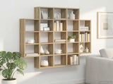 Wall Shelf Sonoma Oak 100 x 13 x 100 cm Engineered Wood 8012246