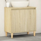 Sink Cabinet Sonoma Oak 58x33x60 cm Engineered Wood 847407