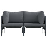 Outdoor Furniture 2 Piece Anthracite 80 x 80 x 71 cm Steel 42009987