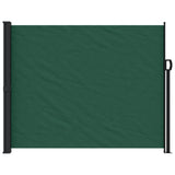 ZNTS Retractable Side Awning Dark Green 160x500 cm 4004440