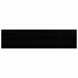 Stair Treads 2 pcs Brown Black 100x25x2 cm Solid Wood Oak 3283799