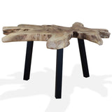 Coffee Table Genuine Teak 80x70x38 cm 244550