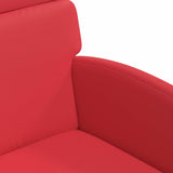 Dining Chairs with Wheels with Wheels 2 pcs Red 58 x 65 x 98 cm 42017888
