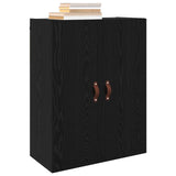 Wall-Mounted Cabinet 2 pcs Black Oak 69.5 x 34 x 90 cm 3394574