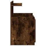 Bedside Cabinets 2 pcs with 2 Drawers Smoked Oak 40x36.5x62 cm 858641