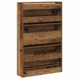 Shoe Cabinet Old Wood 80 x 21 x 125.5 cm Engineered Wood 869102