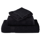 Premium Shower Towels SOLUND 4 pcs Black 70x140 cm 600 gsm 137429