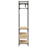 Wardrobe with Drawers Sonoma Oak 89x39x184.5 cm Engineered Wood 838954