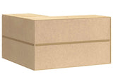 Cabinet SKI Honey Brown 80 x 80 x 60 cm Solid Pine Wood 42007569