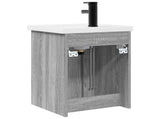 Bathroom Vanity Unit with Tap Grey Sonoma 42 x 40 x 74.5 cm 889534