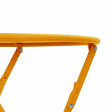 Bistro Table Folding Mustard 50 x 71 cm Powder-coated Steel 42002963