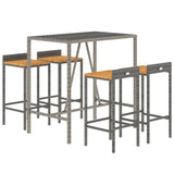 Garden Bar Set Grey 3187677